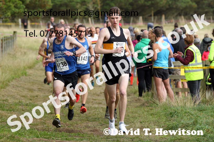 Senior mens 2021 North Eastern Harrier League, Druridge Bay. Photo: David T. Hewitson/Sports for All Pics